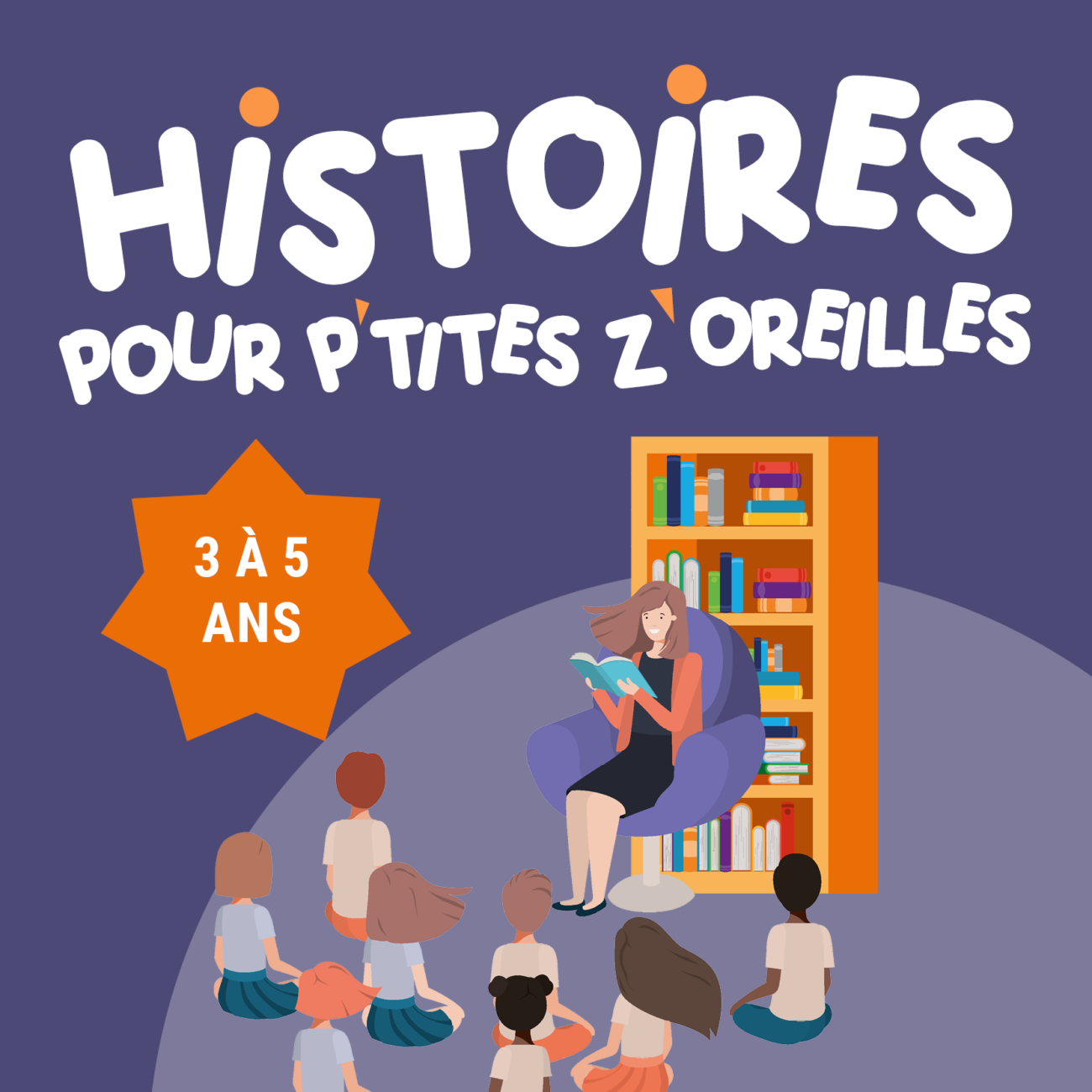 Racontage d’histoires pour les enfants – 3 à 5 ans