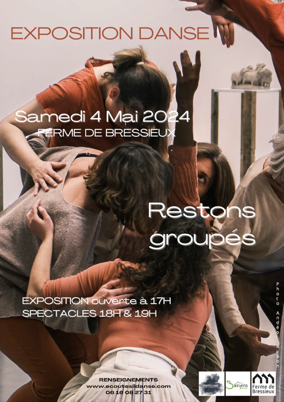 Exposition danse « Restons groupés » – Claude Burdin, Martha Gey et Jean-Baptiste Louis